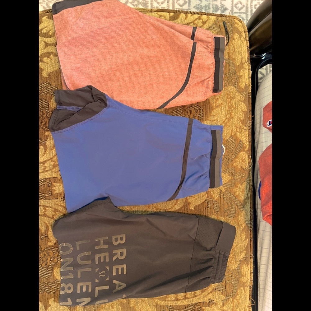 SOLD ———————————————-SOLD ———————————Pair -Lululemon Athletica 6’ running shorts